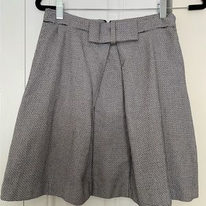 Loft size 2 lightly worn black and white skirt